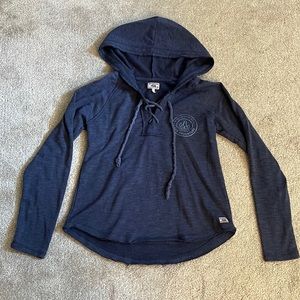 Wisconsin Lake Adventure lace up hoodie sweatshirt